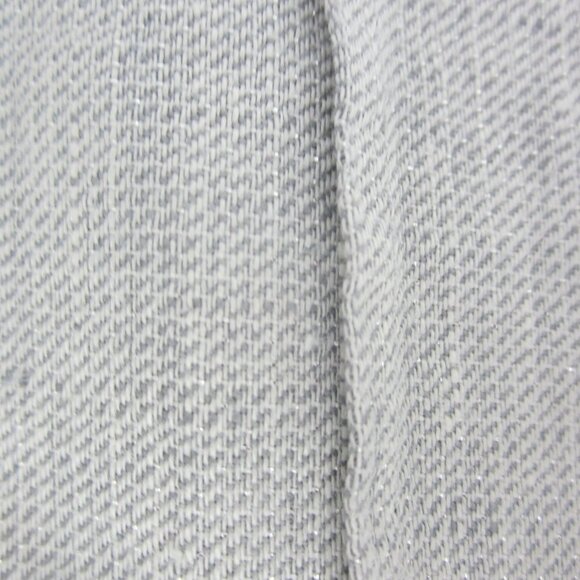 J Jill Womens Plus 22 Gray Silver Linen Metallic Panel Midi Flare Skirt Classic - Picture 6 of 13